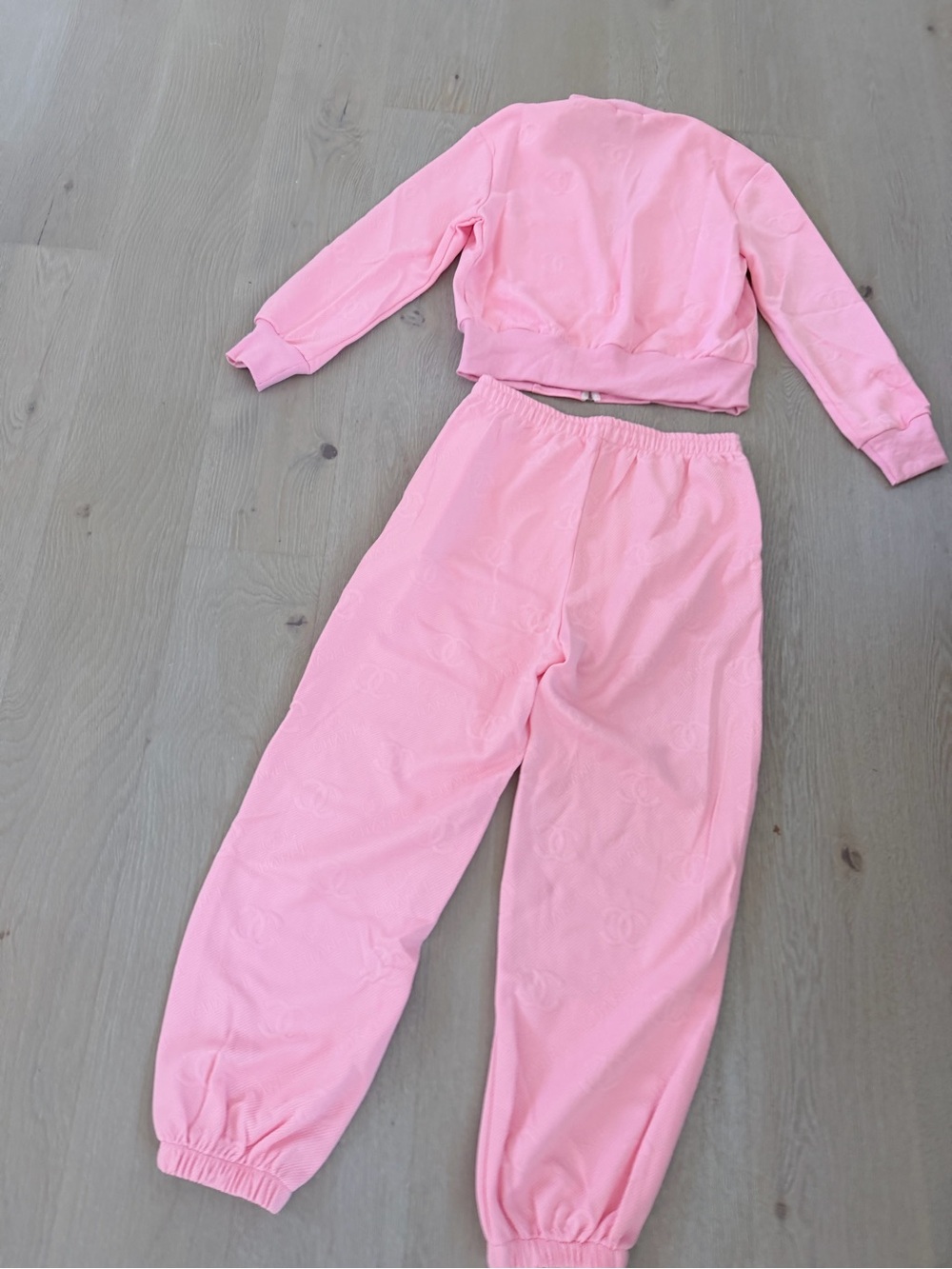 CHANEL Pink Two-Piece Matching Set Tracksuit Lounge Set size Large - Picture 15 of 15